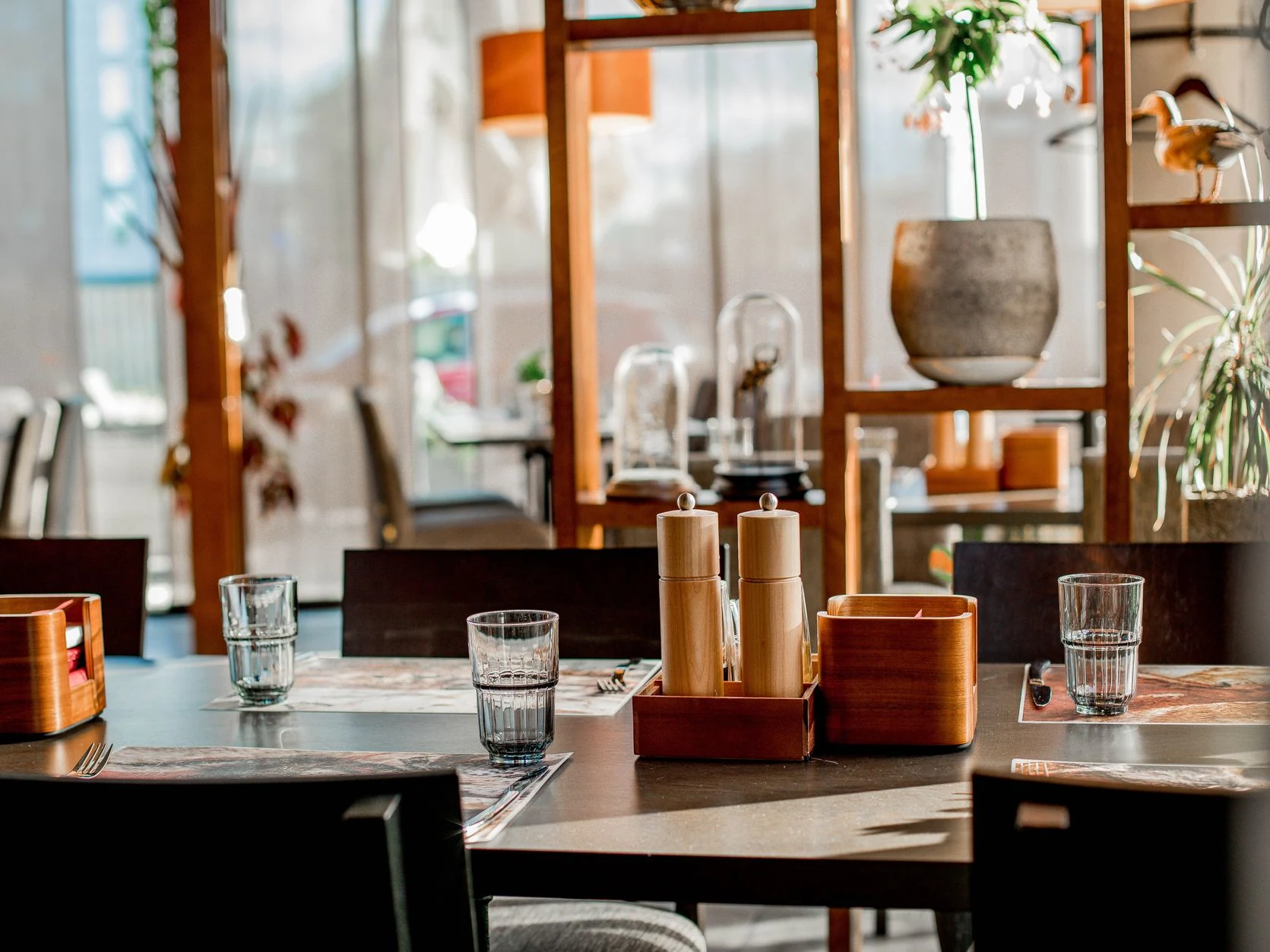 table setting at Konoba Bracera