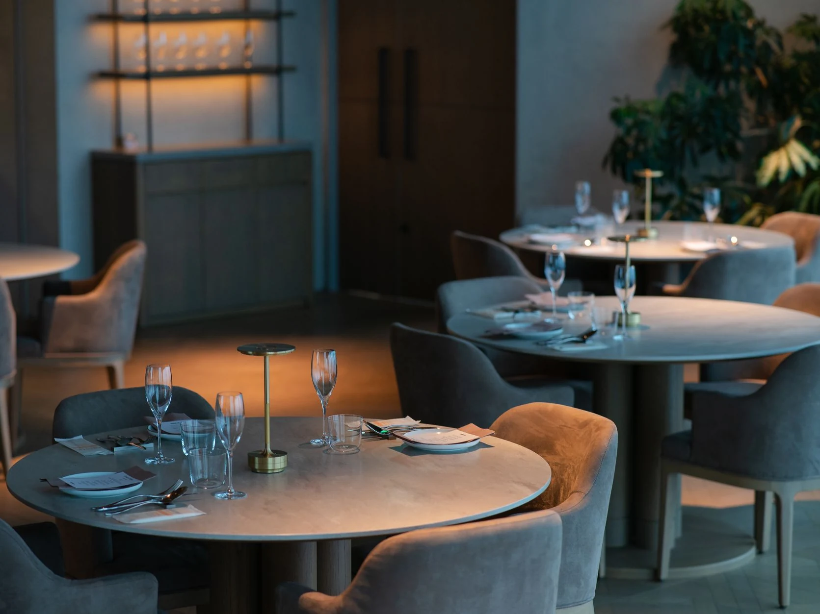 table setting at Konoba Bracera